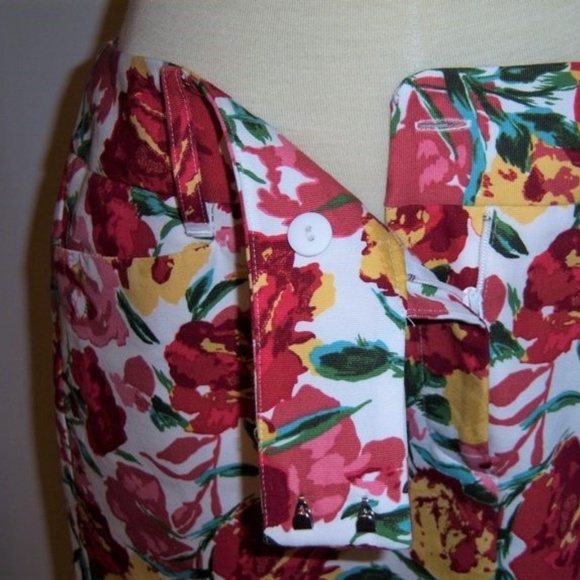 NWT Ann Taylor LOFT Petite Floral Skirt - Picture 3 of 4